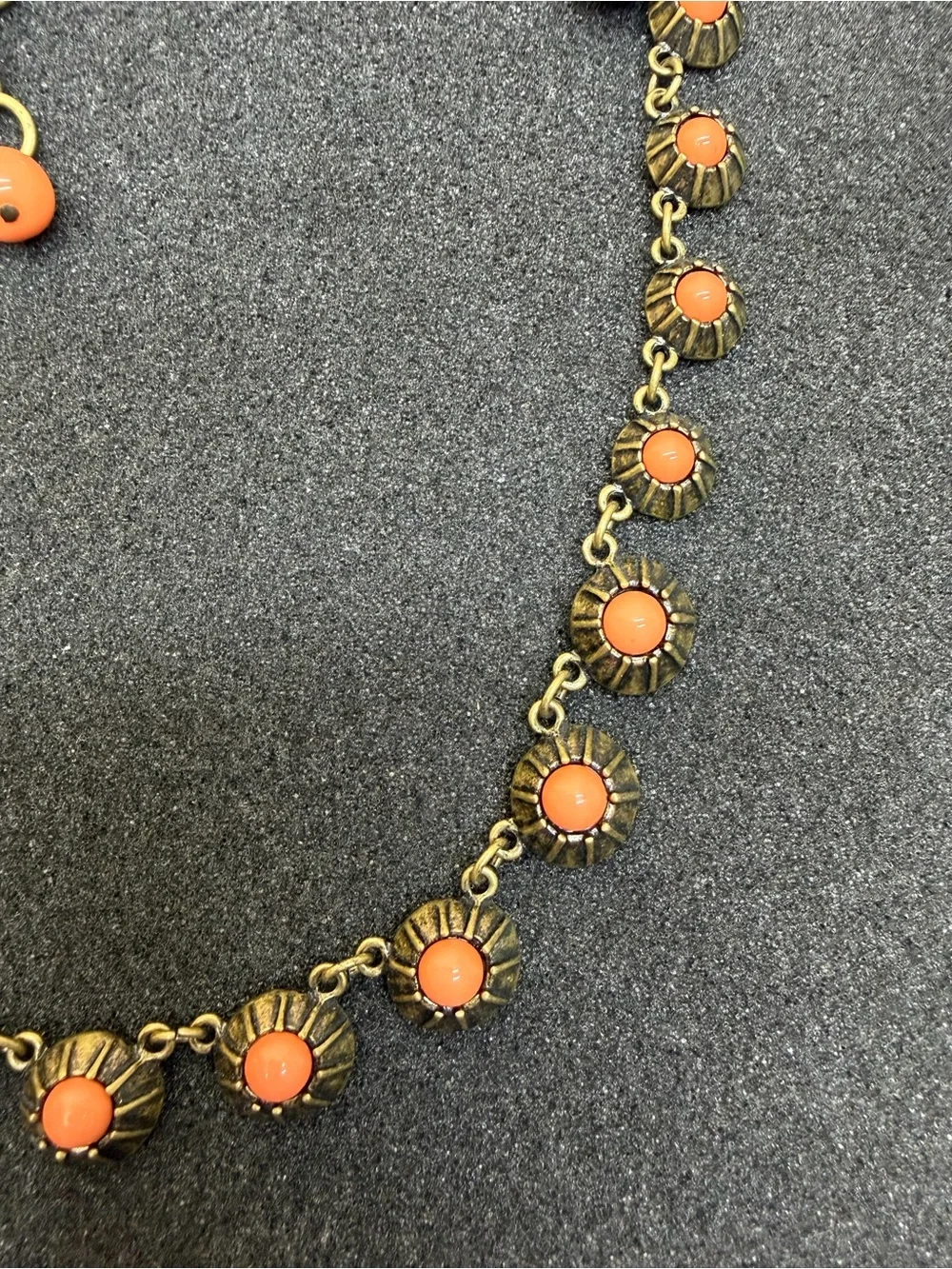 Vintage Candy Coral Necklace
